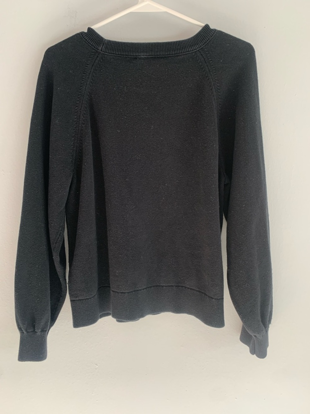J. CREW Black Women's Scoop Crewneck Sweater - Picture 3 of 3